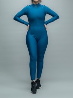 Combinaison longue manche long Bleu petrol -2328- 